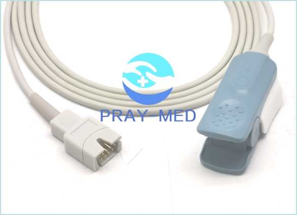 Maspin spo2 senzor za prst za odrasle koji se koristi više puta sa 9pin 9pin Masimo reusable adult finger clip spo2 sensor