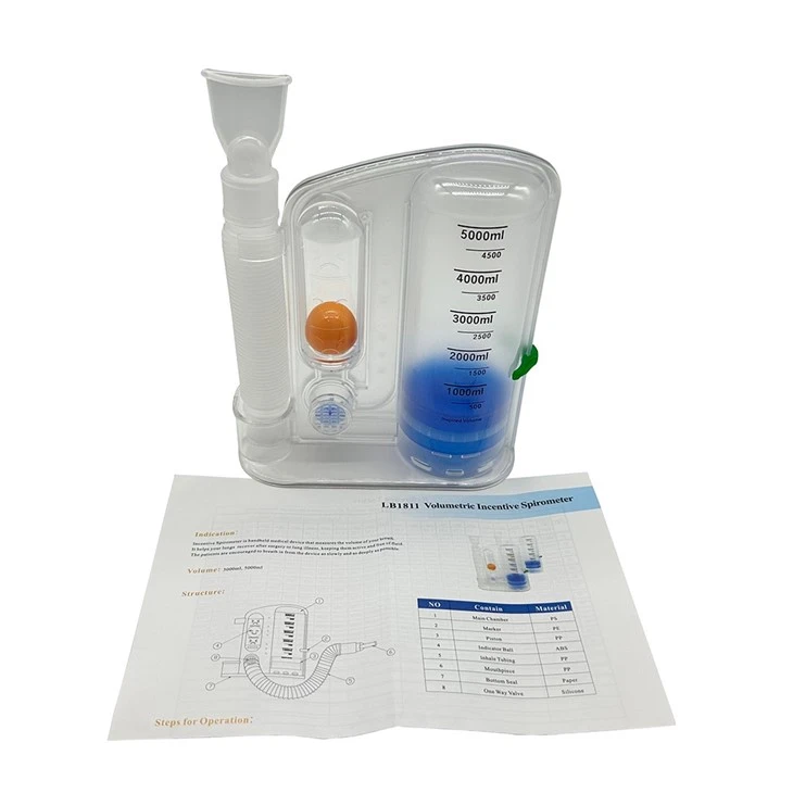 Medical Large Volume Measurement Spirometer For Lung Breathing Trainer