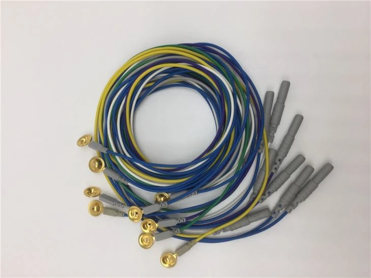 Reusable Brain EEG Electrodes Gold Cup