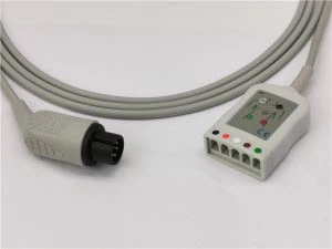 AAMI ECG kabel prtljažnika okrugli 6-pin