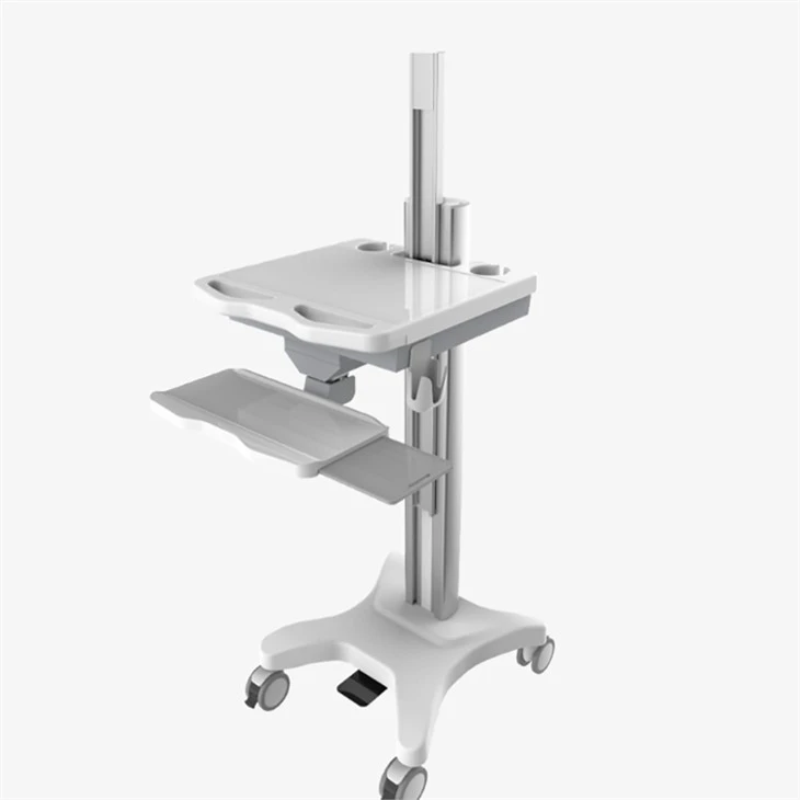 Hospital Computer Trolley Cart Monitor Computer Trolley