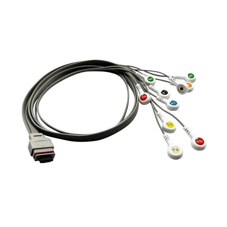 Nihon Kohden Recorder Holter ECG Cable 10lead